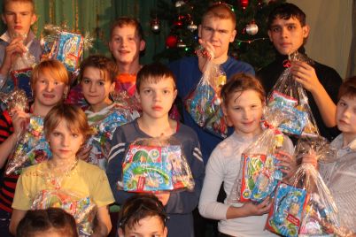 Новогодняя ёлка в Чернцкой школе-интернате